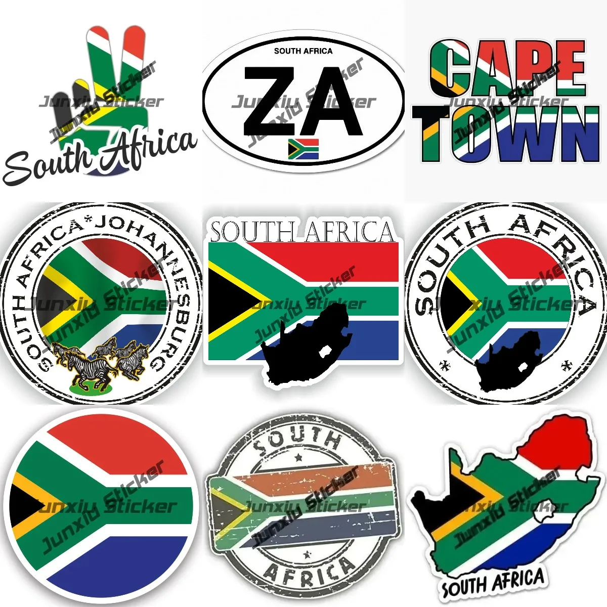 Наклейка Южной Африки Южная Африка накидка город Йоганнесбург печать наклейка