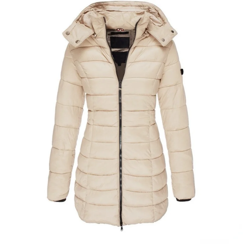 New Winter Coat Women Jacket Cotton Women's Medium Long Coat Cotton Jacket Warm Hooded Down Coats Female Clothing Outdoor Wear