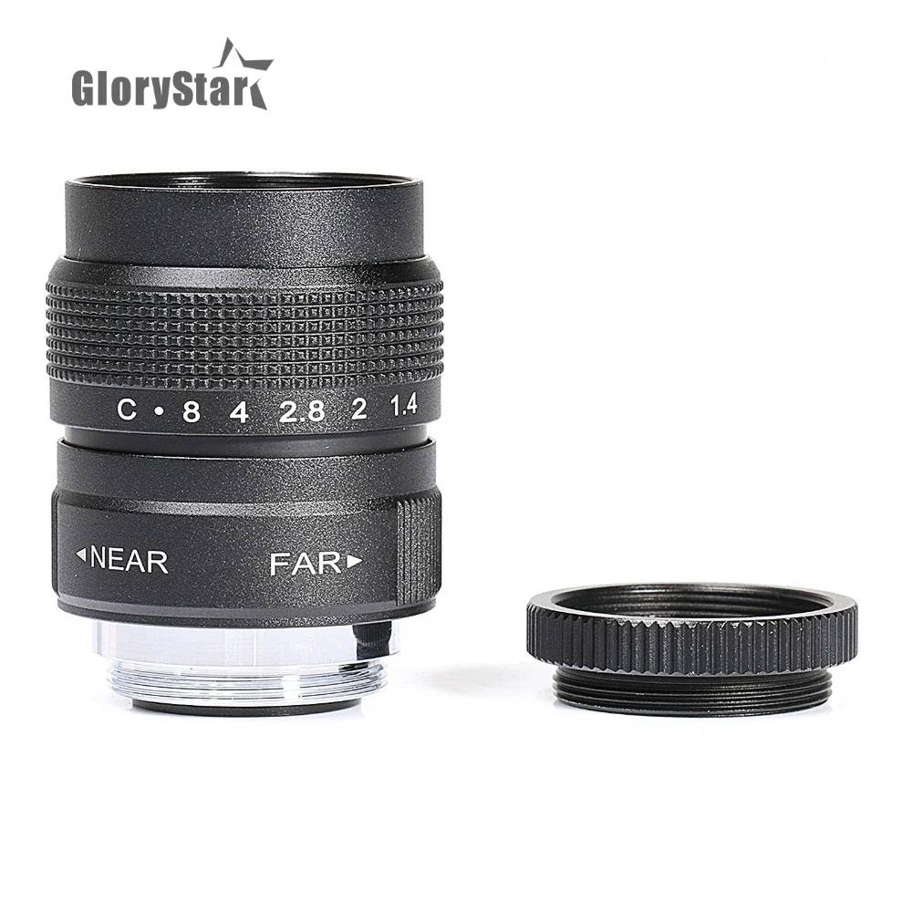 GloryStar 25 мм F1.4 ТВ-объектив для видеонаблюдения + крепление C-NEX камеры Sony NEX3 NEX-C3 NEX-F3