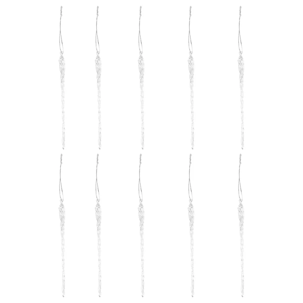 

36 Pcs Christmas Ornaments Tree Adornment Decor Thread Xmas Pendant Acrylic Crystals