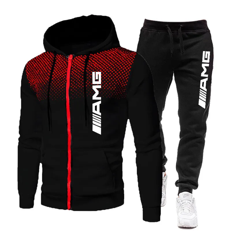 

New Fashion Tracksuit For Men Hoodie Fitness Gym Clothing Men Running Set Sportswear Jogger Men'S Tracksuit Winter Suit Sports