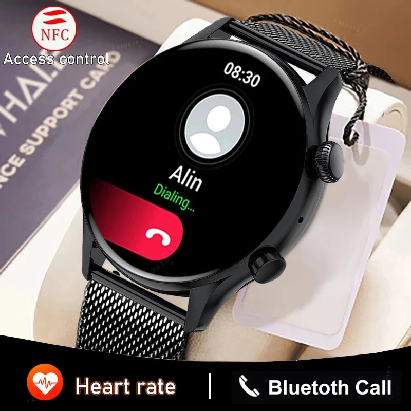 

Смарт-часы для Samsung, Xiaomi, Huawei, NFC, мужские Смарт-часы с Bluetooth-вызовом, водонепроницаемые спортивные часы IP68, новинка 2022