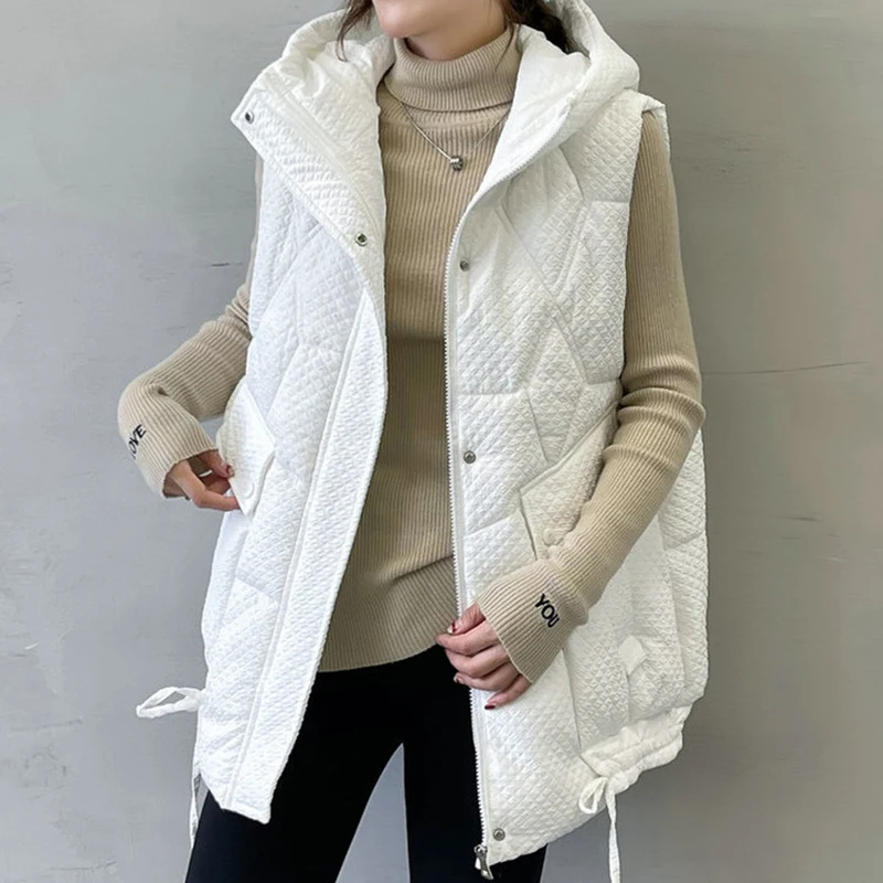 

Блузка женская демисезонная из хлопка, с капюшоном