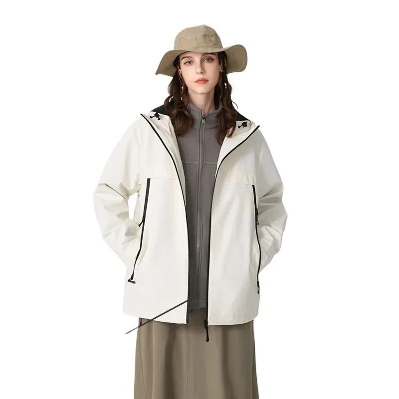 Detachable Inner Liner Three-in-One Climbing Suit Men's Autumn/Winter Outdoor Camouflage Workwear Hooded Capability Hood |