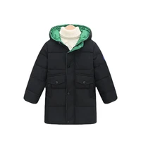 down jacket winter jacket for women cotton clothes mid length hooded coat childrens clothing girls cotton padded jacket new