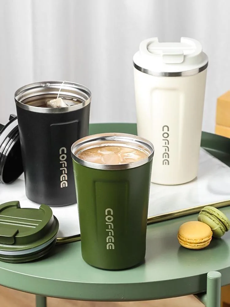 

Coffee Thermos Cup Flask Coffee Mug Stainless Steel Portable LeakProof Car Vacuum Flask Thermal Water Bottle Insulated Thermocup