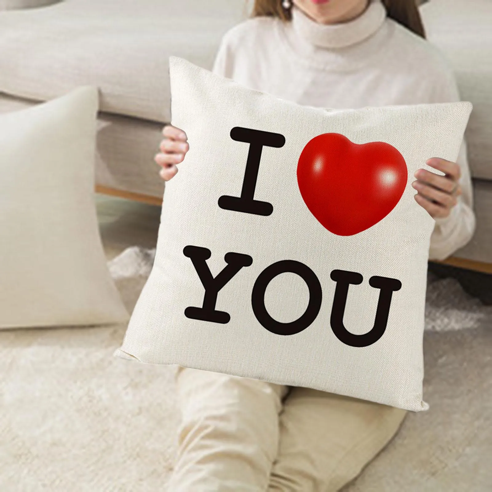 Наволочки на подушки День Св. Валентина 18x18 дюймов Декор подарок день