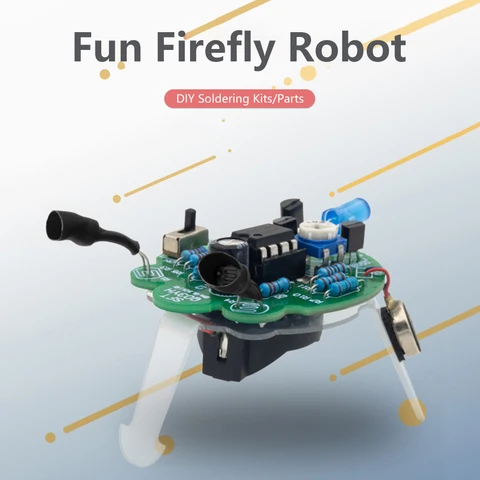 Интеллектуальный робот повторяет Стандартный источник для перемещения светодиодной лампы, робот-Головоломка «сделай сам», игрушка-робот с фоточувствительным датчиком, деталь мобильного робота
