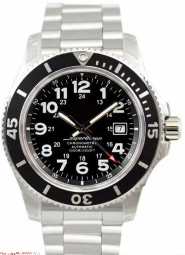

mens mechanical watch black ceramic automatic superocean
