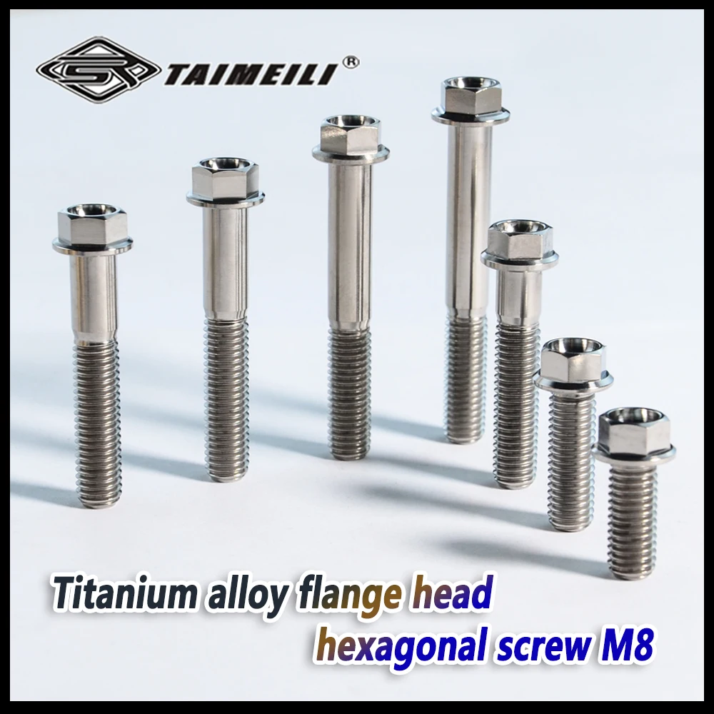 

Титановый винт с фланцевой головкой, отвертка M8 * 15/20/25/30/35/40/45/50/55/60 мм, материал GR5