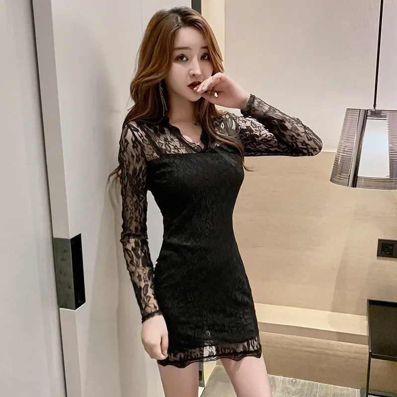 Женские кружевные сексуальные черные облегающие Корсеты с длинным рукавом