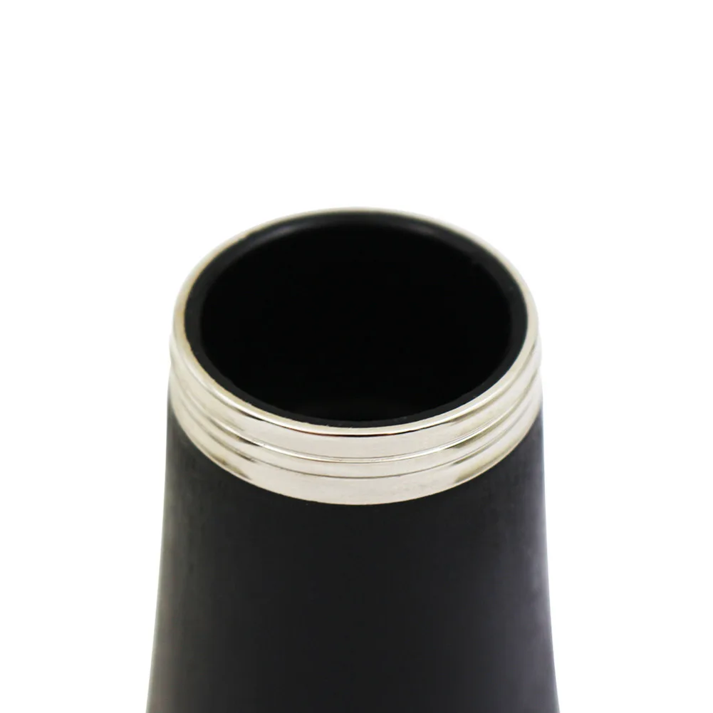 

1x Clarinet Bell ABS Universal Replacement Woodwind Instrument Accessories Black Bakelite Speaker Tube For Bb Clarinet ABS