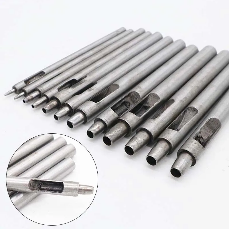 

1pc 0.5mm-5.5mm DIY Hollow Drilling Leather Punching Tools Handmade Round Belt Punches Leather Handicraft Puncher Tool Accessor