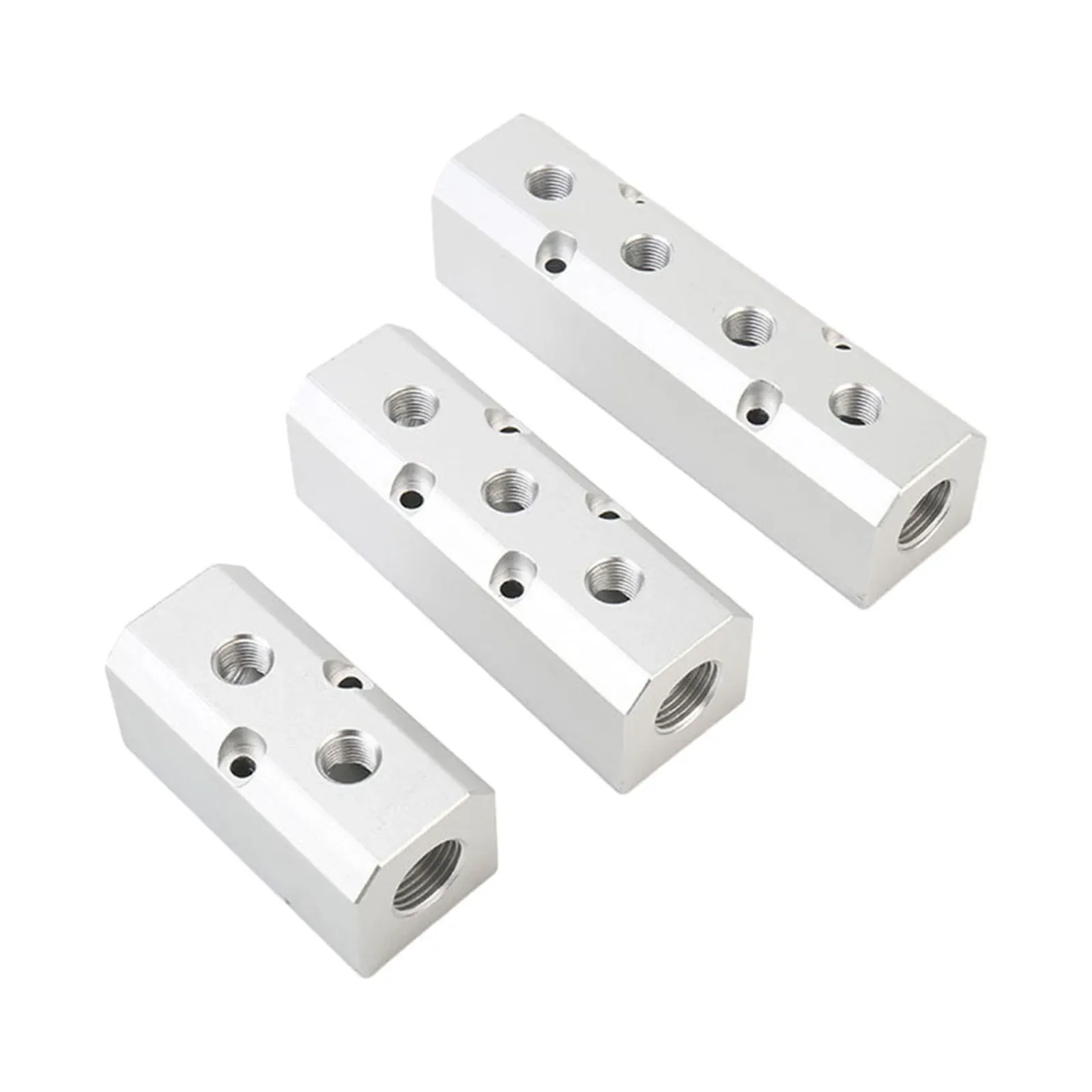 Функциональные коллекторные блоки гладкий разветвитель резьбовой порт алюминий