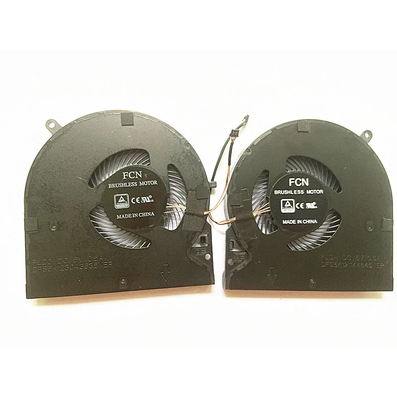

New CPU GPU Fan for Razer RZ09-02385E92 RZ09-02386E91 R3U1 R3B1 RZ09-0288 Series Cooling FAN DFS2004051POT DFS561405PLOT