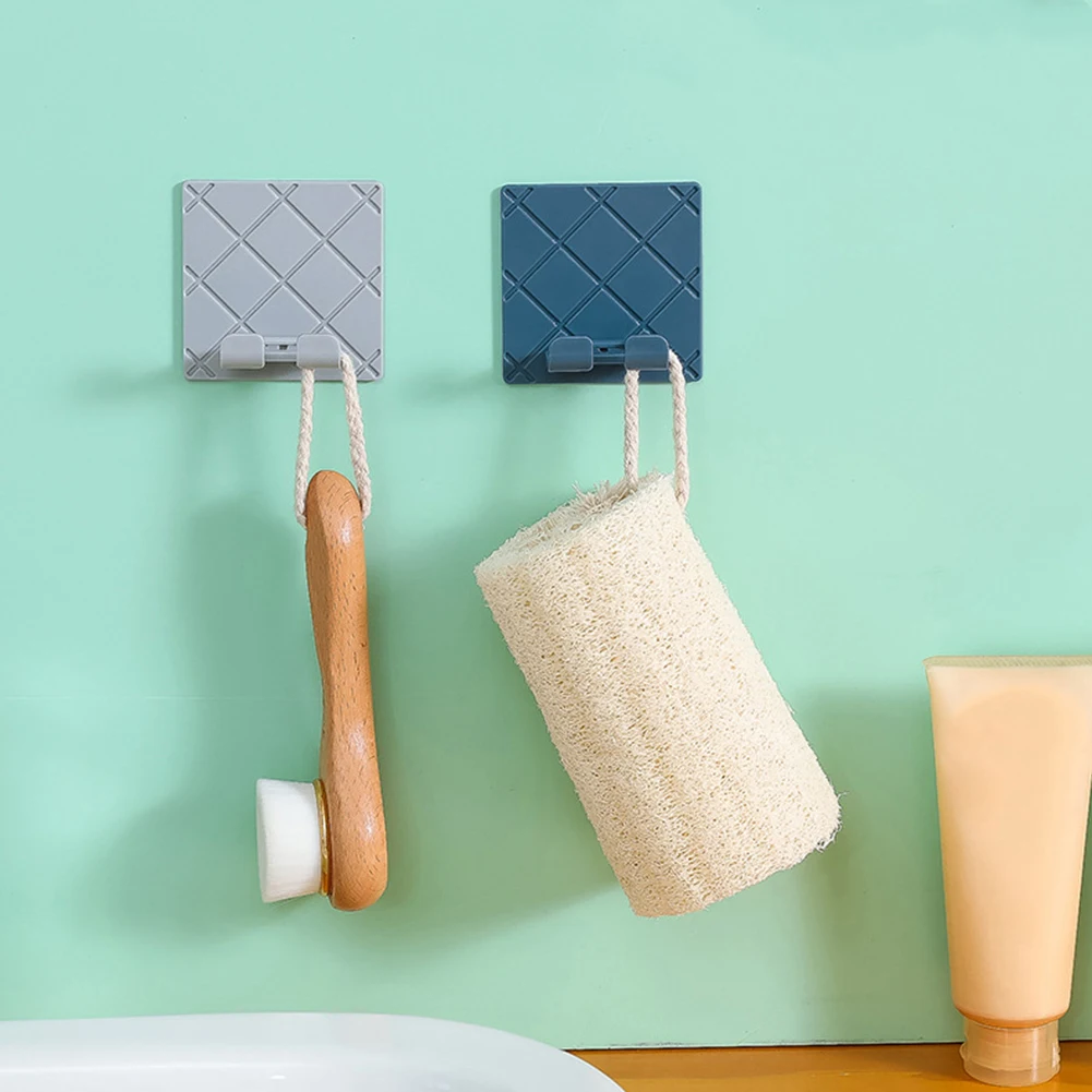 

Punch-Free Wall Hanging Stickers Self Adhesive Power Plug Hook Kitchen Bathroom Storage Bracket Mobile Phone Remote Control Rack