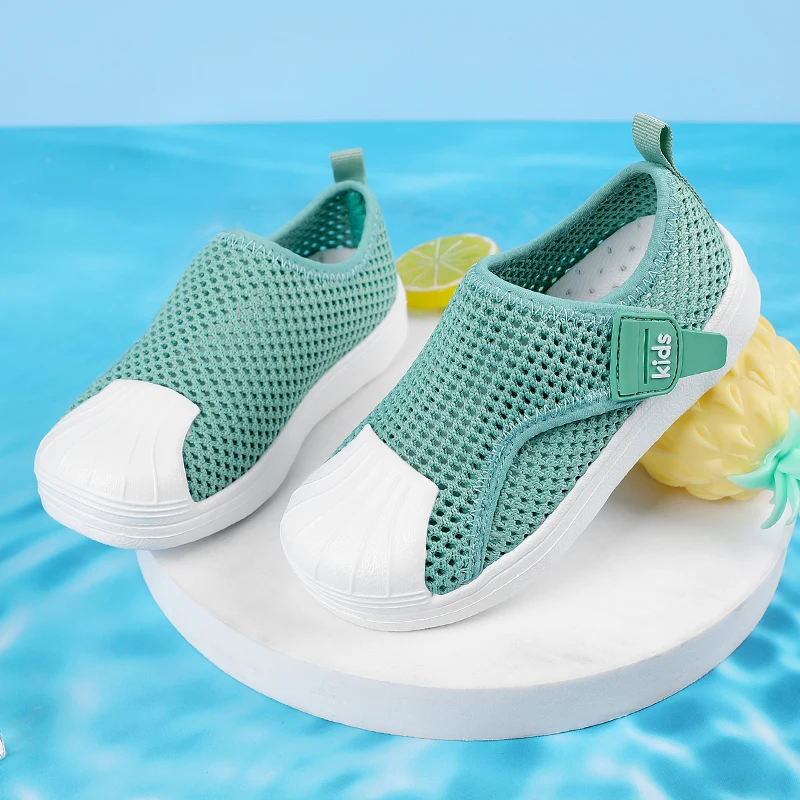 

2022 Summer Baby Boys Girls Beach Sandals Non-Slip Soft Children Light Breathable Outdoor Beach Water Shoes for Kids Fashion