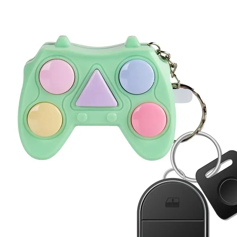 

Mini Handle Color Game Machine Stress Relief Toy Stress Release Puzzle Memory Training Maze Cube Gadget Keychain Toy Pack