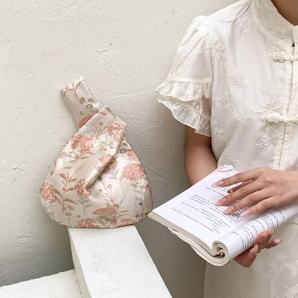 Маленькая Сумочка с кисточкой и узлом сумка для хранения сумочка в китайском