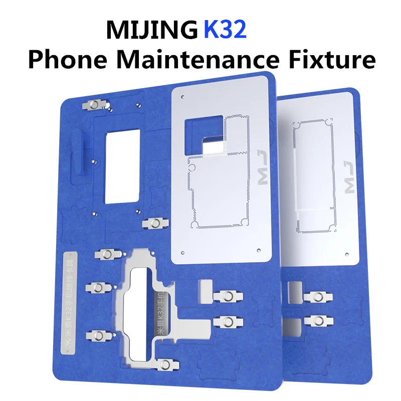 

Mijing K32 3 в 1 приспособление для ремонта телефона Материнская Плата ЦП и держатель лобзик сварочный ремонтный зажим платформы