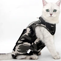 cat professional recovery suit for abdominal wounds or skin diseases for cats and dogs after surgery wear pajama suit