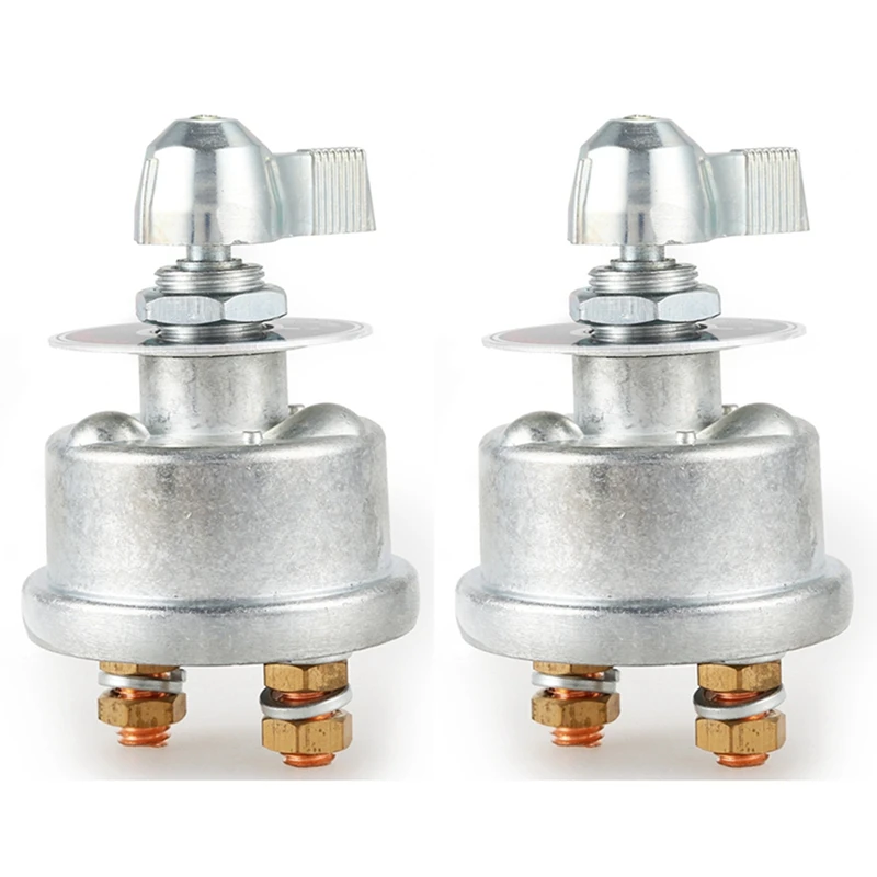 

2 шт., медный Высокоточный переключатель питания автомобильного аккумулятора 300A/защита от утечки