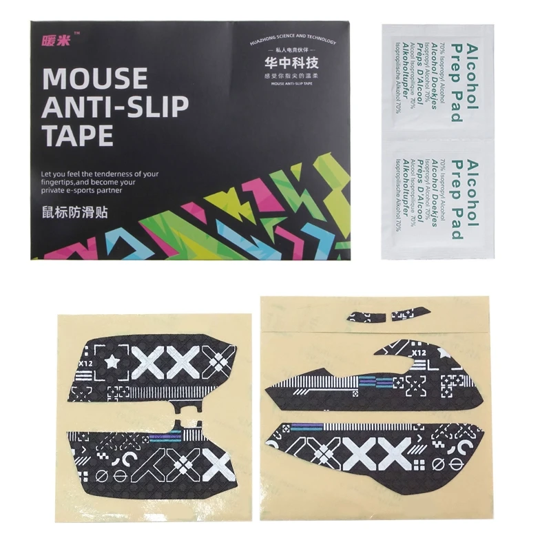 Mouse Skin 13x10mm Mouse Skates Side Stickers Sweat Resistant Pads Mice Anti-slip Grip Tape for RazerViper Mini Mouse