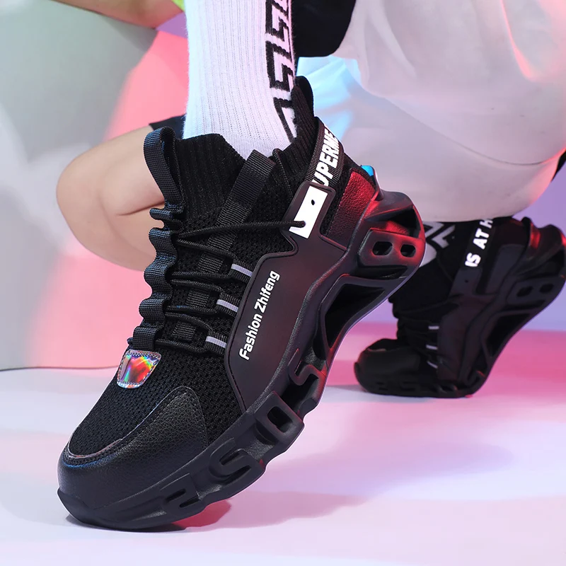 Мужские кроссовки для бега удобные дышащие легкие на шнуровке Нескользящие