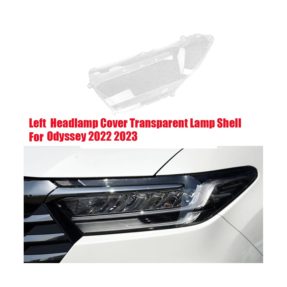 Прозрачная крышка для фары оболочка лампы Honda Odyssey 2022 2023 сменный налобный фонарь