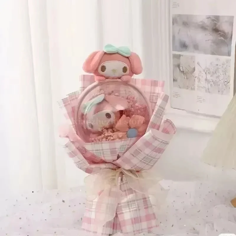 Sanrio мягкий цветок Бобо шарик Kawaii My Melody Cinnamoroll Kuromi мультфильм плюшевая кукла Декор