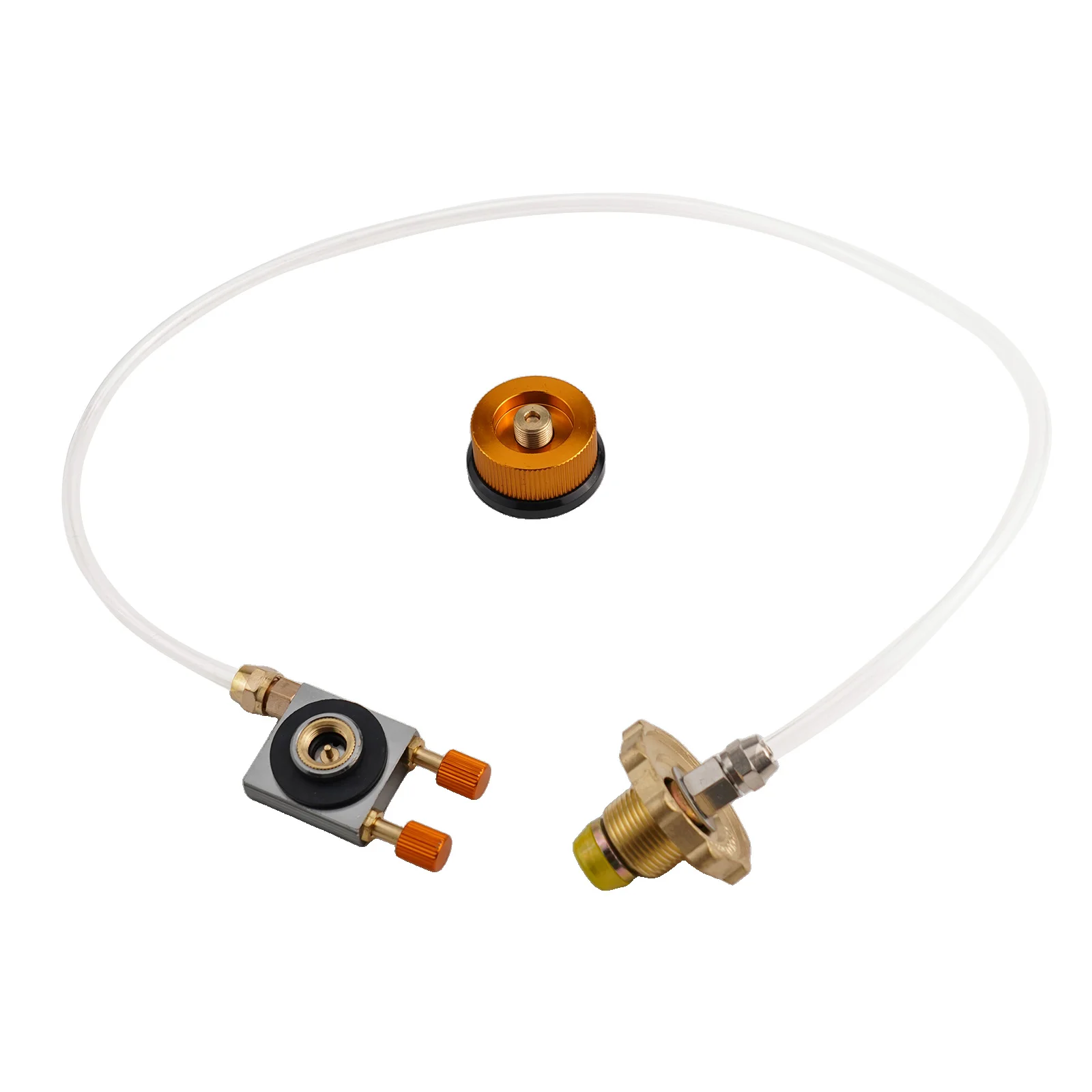 Адаптер для газовой плиты адаптер шланга медь кемпинга/ПУ легко носить с собой