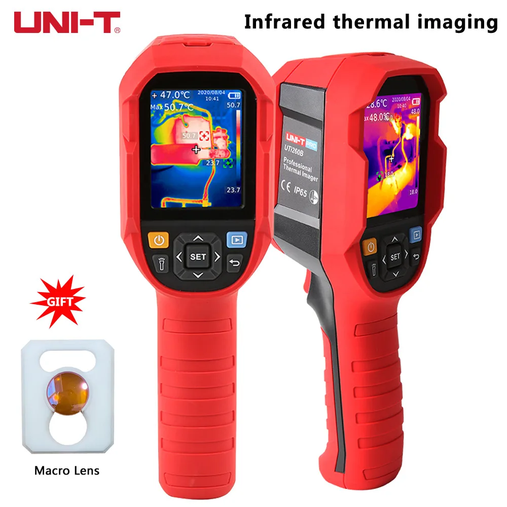 

New Resolution 256 x 192 Infrared Thermal Imager UNI-T UTi260B Handheld Thermal Imager Infrared Thermometer (Including Battery)