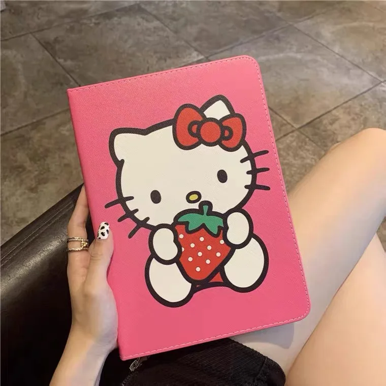 Симпатичный чехол Hello Kitty для iPad Air 2021, Чехол Air 4, силиконовый защитный чехол для iPad Pro Mini 6, 10,2 дюйма, противоударный мягкий чехол, подарок