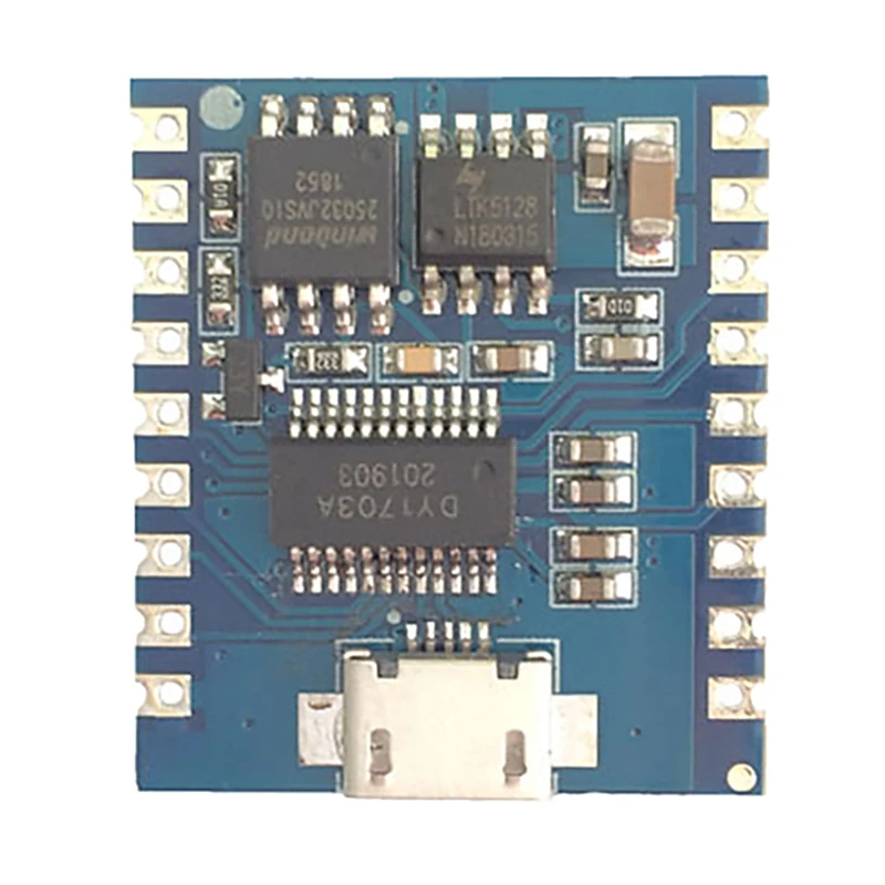 

DY-SV17F Voice Playback Module 4MB Voice Playback IO Trigger Serial Port Control USB Download Flash MP3 Player Module
