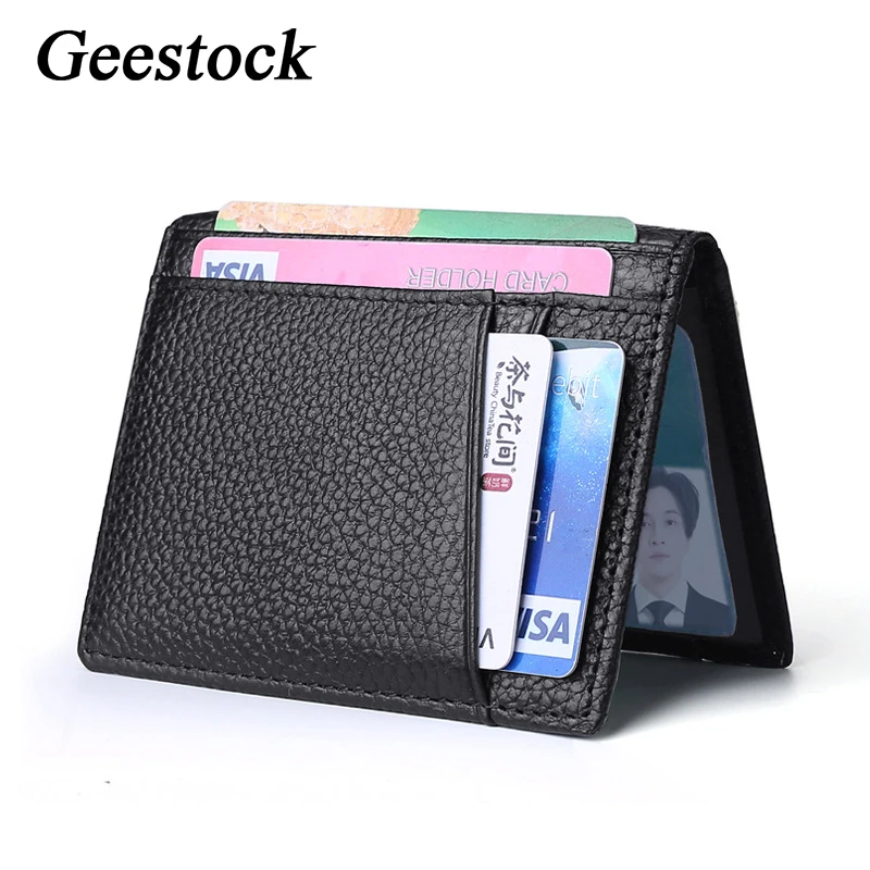 Супертонкий мягкий кошелек Geestock для мужчин