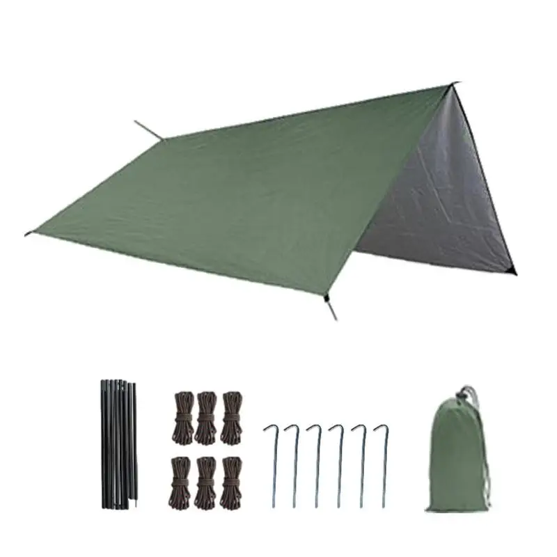 

Camping Canopy Tent Portable Patio Shelter Tent Picnic Accessories For Yard Garden Beach Garage Cofferdam Garage Patio Lawn Deck