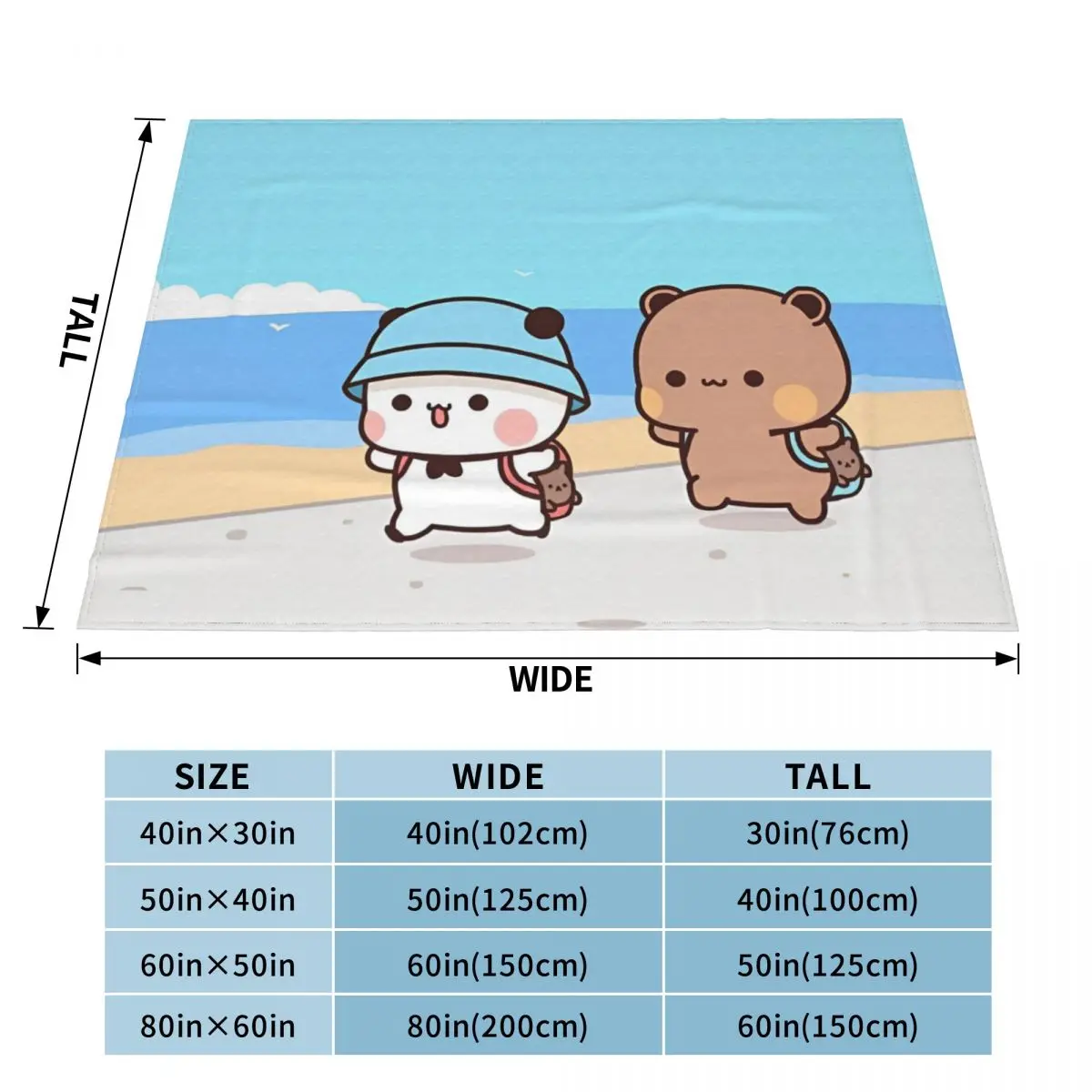 Легкие тонкие одеяла с рисунком медведя из мультфильма Bubu Dudu панда весна-осень