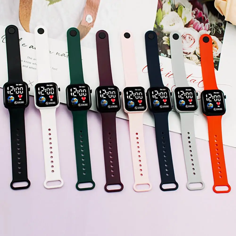 Women's Wristwatch Silicone LED Digital Digital Watch Portable Fashion Sports Electronic Watches Smart Watches For Men/Women
