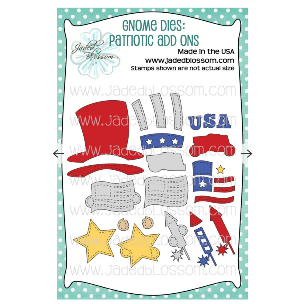

Patriotic Add Ons 2022 Newest Metal Cutting Dies Diy Scrapbooking Photo Album Decorative Embossing Papercard Crafts Coloring Die