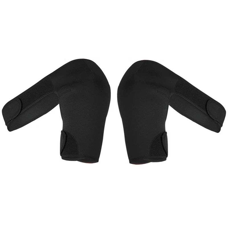 

2Pcs Shoulder Support Brace Back Guard Strap Wrap Belt Band Pads Single Shoulder Adjustable Black - Right & Left