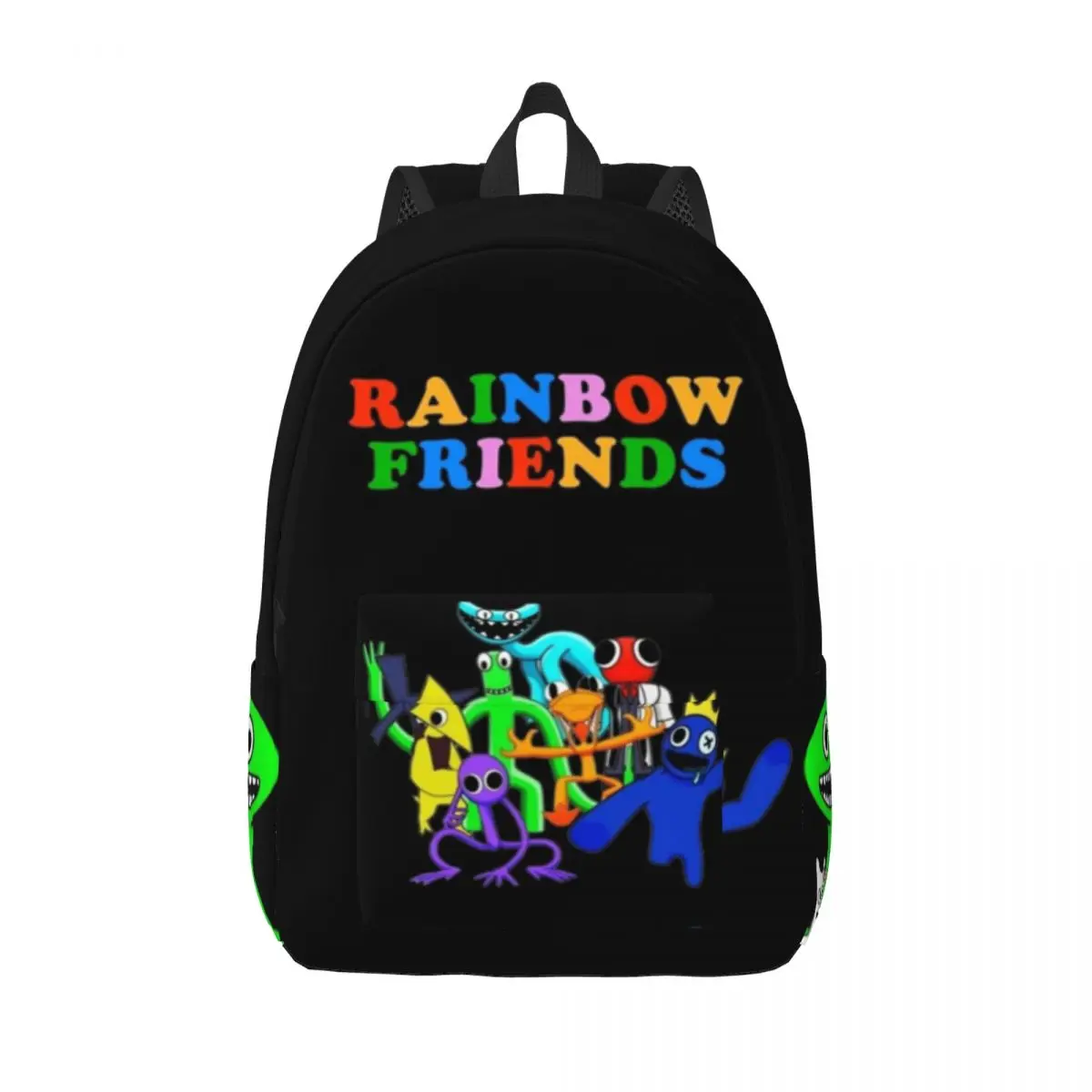 

Garten Of Banban Backpack for Boy Girl Kids Student School Bookbag Green Rainbow Friends Daypack Preschool Kindergarten Bag Gift