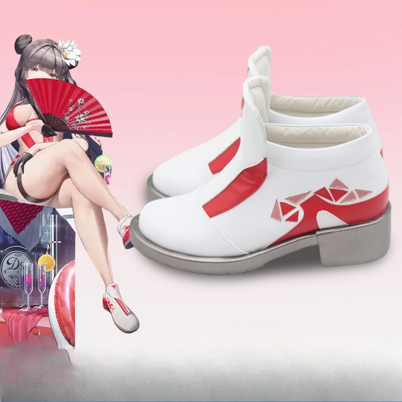 Новая игра Goddess of Victory: Nikke Yan Купальник Обувь для косплея Сапоги Хэллоуин Aksesori Dibuat