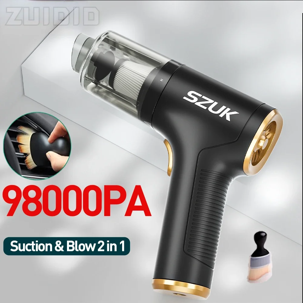 

Новый автомобильный пылесос Мощное всасывание Беспроводная портативная Очистительная Машина Мощный ручной мини-пылесос предметы для автомобилей