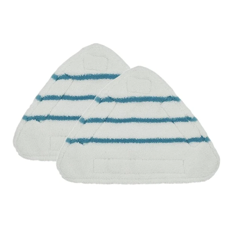 

A06I 2Pcs Steam Mop Replacement Pads Triangle Washable Cloth Microfiber Steam Mop Pads Mop Head Pad Steam Mop Replacement