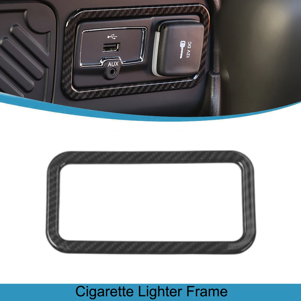 

Car Cigarette Lighter Decorative Frame Cover for Jeep Renegade 2016 2017 2018 2019 2020 2021 2022 2023 Auto Interior Accessory