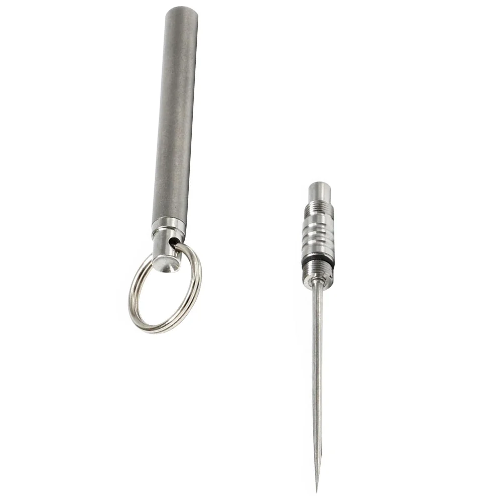 

Toothpick Camping Box Stainless Steel Holder Dispenser Metal Fruit Household Tools Restaurant Picks Key Chain Pocket Travel