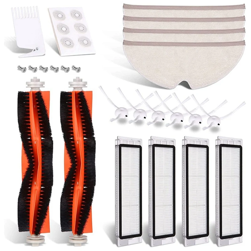 

Accessories Kit For Xiaomi Roborock S50 S51 S55 S5 S6 Robot Vacuum Cleaner Spare Parts Brush, Mop Cloths And Filters