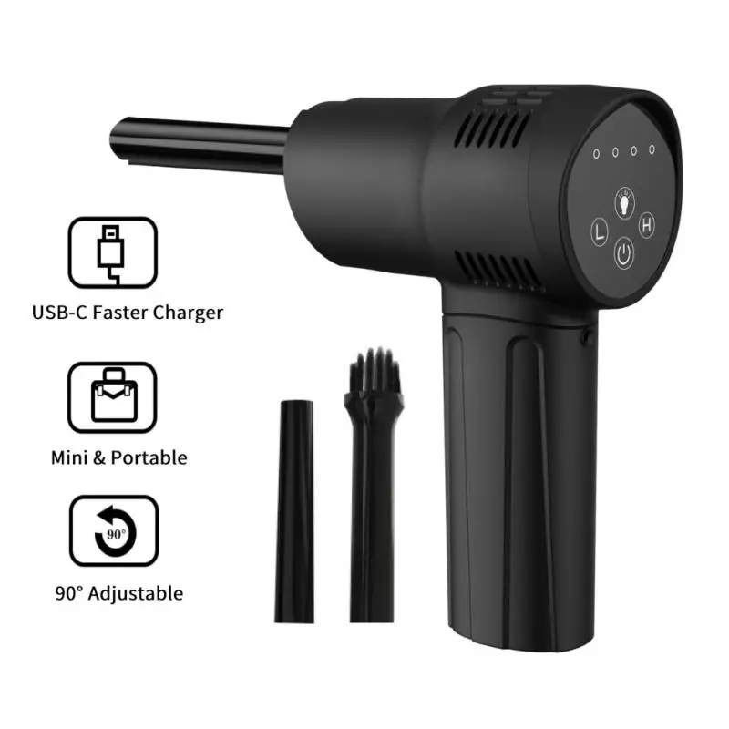 

X7 Electric Wireless Air Duster 60000RPM USB-C Hand-held Compressed Air Blower For Car Computer Keyboard Camera Cleaning