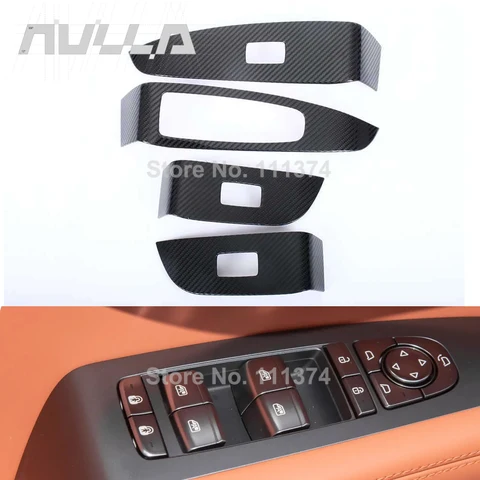 Карбон для BYD Sealion 7 EV 2024 2025, стеклянная панель переключателя подъема окна, защитная крышка, пылезащитный чехол, аксессуары