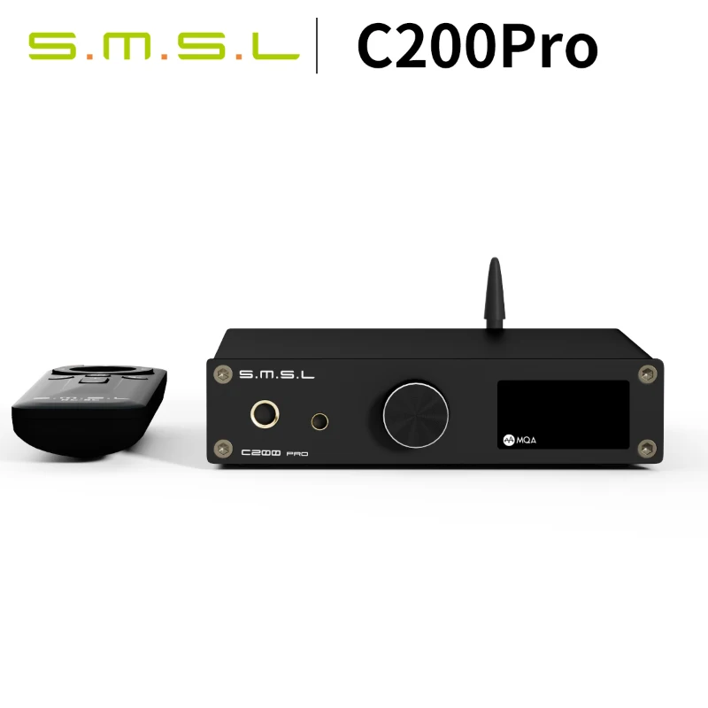 Фото SMSL C200 PRO ESS ES9039Q2M Усилитель для наушников Bluetooth ЦАП с дистанционным управлением №1
